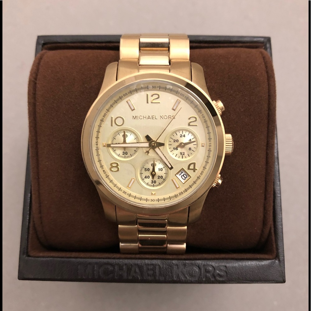 NWT Yellow Gold Michael Kors Watch